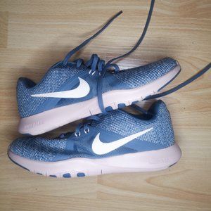 Nike Flex TR 8 Womens Running Training Athletic Shoes BLUE Size 7.5 US